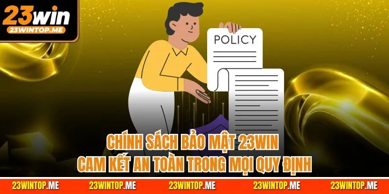 Chính sách bảo mật 23Win cam kết an toàn trong mọi quy định