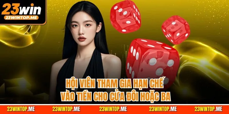 Hội viên tham gia hạn chế vào tiền cho cửa đôi hoặc ba