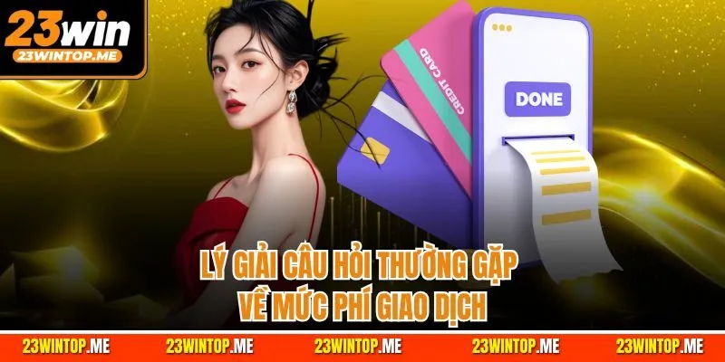 Lý giải câu hỏi thường gặp về mức phí giao dịch