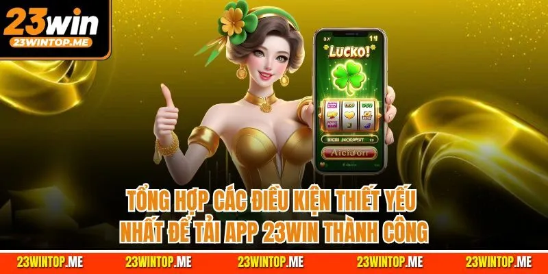 Tổng hợp các điều kiện thiết yếu nhất để tải app 23Win thành công