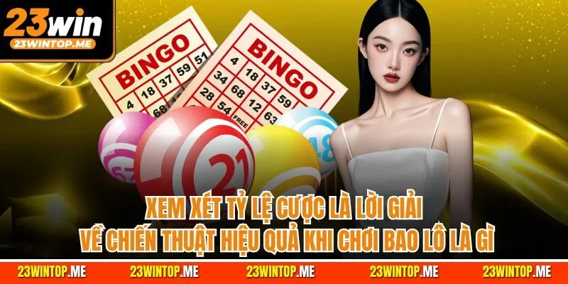 Xem xét tỷ lệ cược là lời giải về chiến thuật hiệu quả khi chơi bao lô là gì